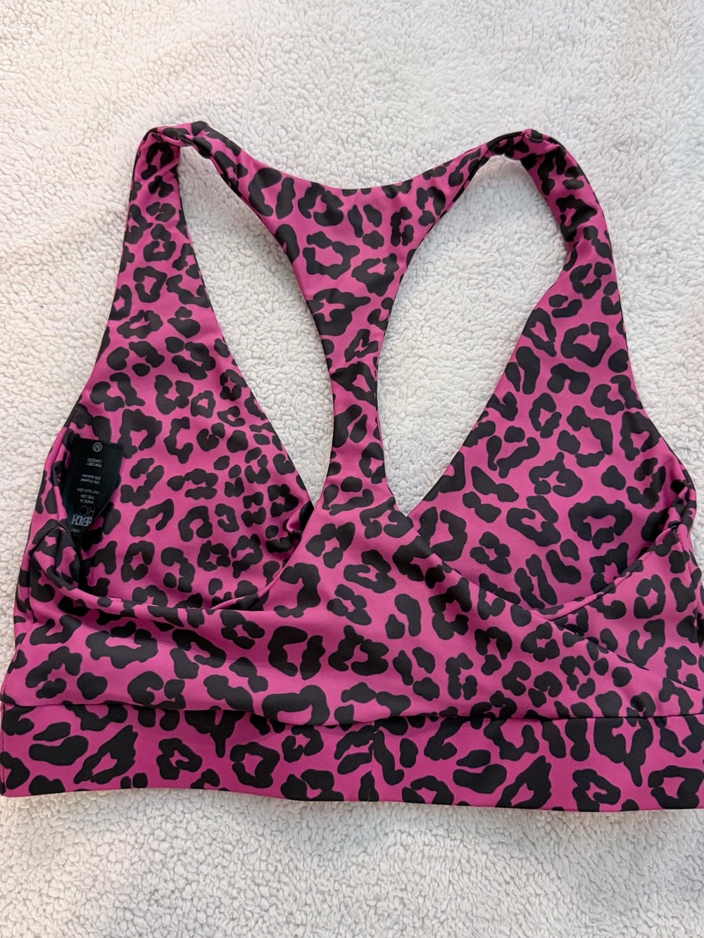 Beach Riot Twist-Front Racerback Sports Bra - Picture 2 of 7